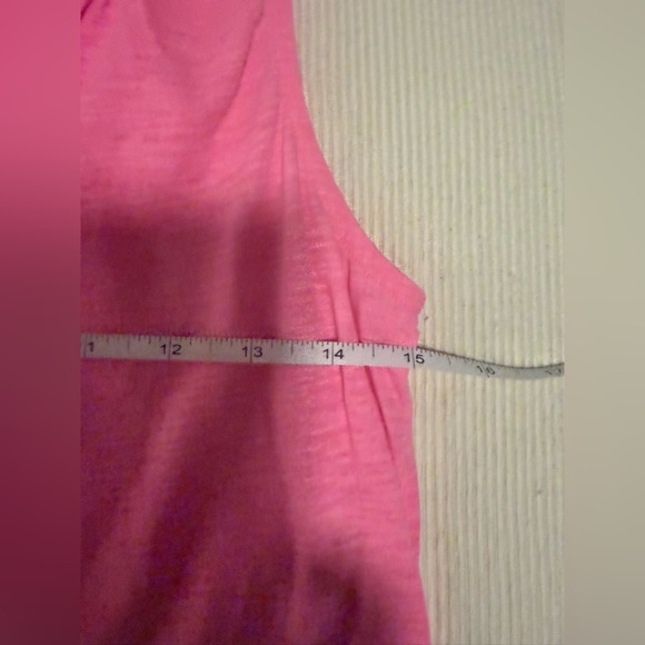 Lilly Pulitzer Pink Smocked Buttoned Tank Top - Picture 4 of 7